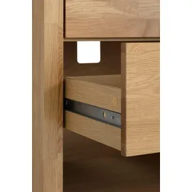 Home Affaire Waschbeckenunterschrank »Satori« Breite 100 cm, Fronten & Rahmen aus Eiche, Klappe und Schublade