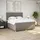 vidaXL Boxspringbett 180 x 200 cm Taupe