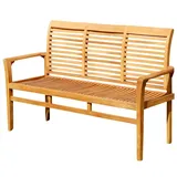 ASS Altenburger Gartenbank 150 x 97 x 60 cm Braun