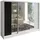 A&J MöbelLand Schiebetürenschrank VIDA 200 x 215 x 59,5 cm Schwarz