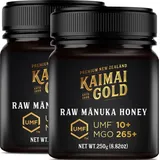 Kaimai Gold MGO 263+ / UMF 10+ Manuka Honig * 500g (= 2x 250g) Premium Monofloral UMF® Certified Neuseeland ManukaHonig * 250 300 310 356 400