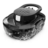 S1PRO 2026 Upgrade Poolroboter mit 120 Min Automatisch Reinigungszeit, Poolsauger Akku mit Dual-Motoren, 2,5H Ladezeit, Leichter Poolreiniger für Oberirdische Pools bis 100 m2, Schwarz und Weiß