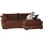 Home Affaire Eckcouch Polyester 4-Sitzer braun