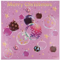 ZMILE COSMETICS Beauty Adventskalender '3D Christmas balls'- 24 Überraschungen zum Schminken und Stylen im traditionellen Türchen-Adventskalender mit veganer Kosmetik
