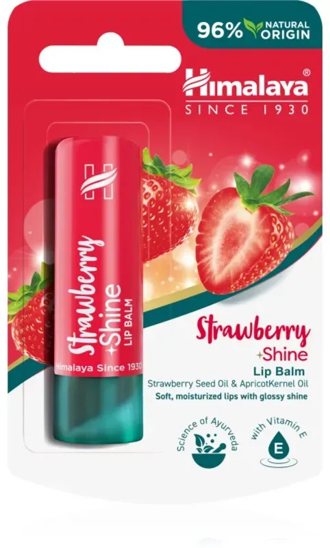 Himalaya Herbals Strawberry Shine Lippenbalsam mit Erdbeergeschmack 4.5 g