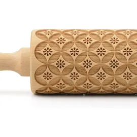 Folkroll »3D-Motiv-Teigrolle« braun,