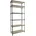 Simon Rack Simonrack Schwerlastregal Lagerregal 250x120x40 cm Traglast pro Boden 200 kg 6 Stk Stecken Anthrazitgrau