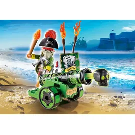 Playmobil Pirates Grüne App-Kanone mit Piratenkapitän (6162)
