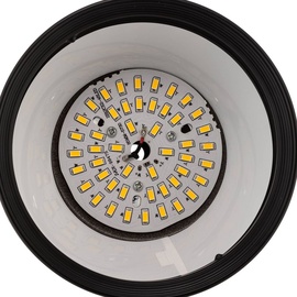Luminex LED-Downlight Ita in Schwarz mit Diffusor, Ø 15 cm