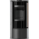 Kratki Erik Stahl Grau/Abdeckplatte Schwarz