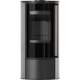 Kratki Erik Stahl Grau/Abdeckplatte Schwarz