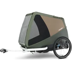 CROOZER Hundeanhänger Tammo Moss Green Moss Green