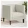 vidaXL Chesterfield Sessel Samt 70 x 75 x 80 cm Creme