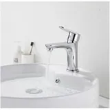 Alovez - Chrom Badezimmer Wasserhahn, Badezimmer Mischbatterie, Waschbecken Wasserhahn, Waschbecken Mischbatterie für Badezimmer