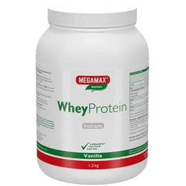MEGAMAX Whey Protein Vanille Pulver 1200 g