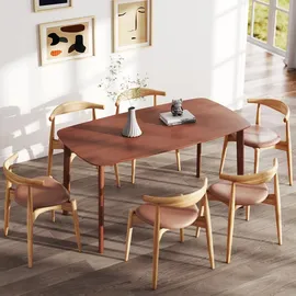 Homcom Esstisch Kiefernholz