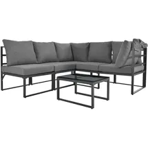 Okwish Garten-Loungemöbel Set 4-tlg. grau