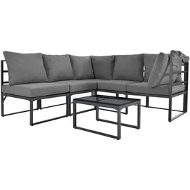 Okwish Garten-Loungemöbel Set 4-tlg. grau