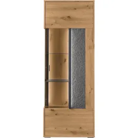 Set One by Musterring Vitrine Deltona Holzoptik Eiche Artisan