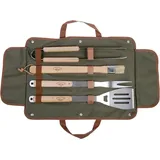 Esschert Design Grillbesteck-Set onesize Holz Stahl braun