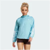 Adidas Damen Schlupfjacke WIND.RDY Hyperglam, MINTON/WHITE, M