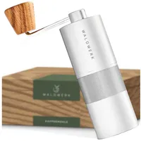 Does Not Apply WALDWERK Kaffeemühle - Kaffeemühle manuell mit präzisem Edelstahlmahlwerk - Kaffeemühle Kegelmahlwerk mit Holzgriff - plastikfreie Espressomühle
