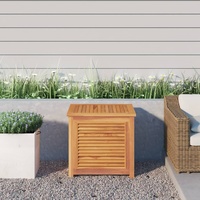 Möbel Gartenbox mit Beutel 60x50x58 cm Massivholz Teak - Gartenboxen 363269