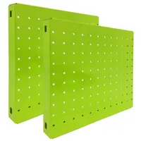 Proregal Memoboard Doppelpack Metal perforiert | HxBxT 30x30x3,5cm |