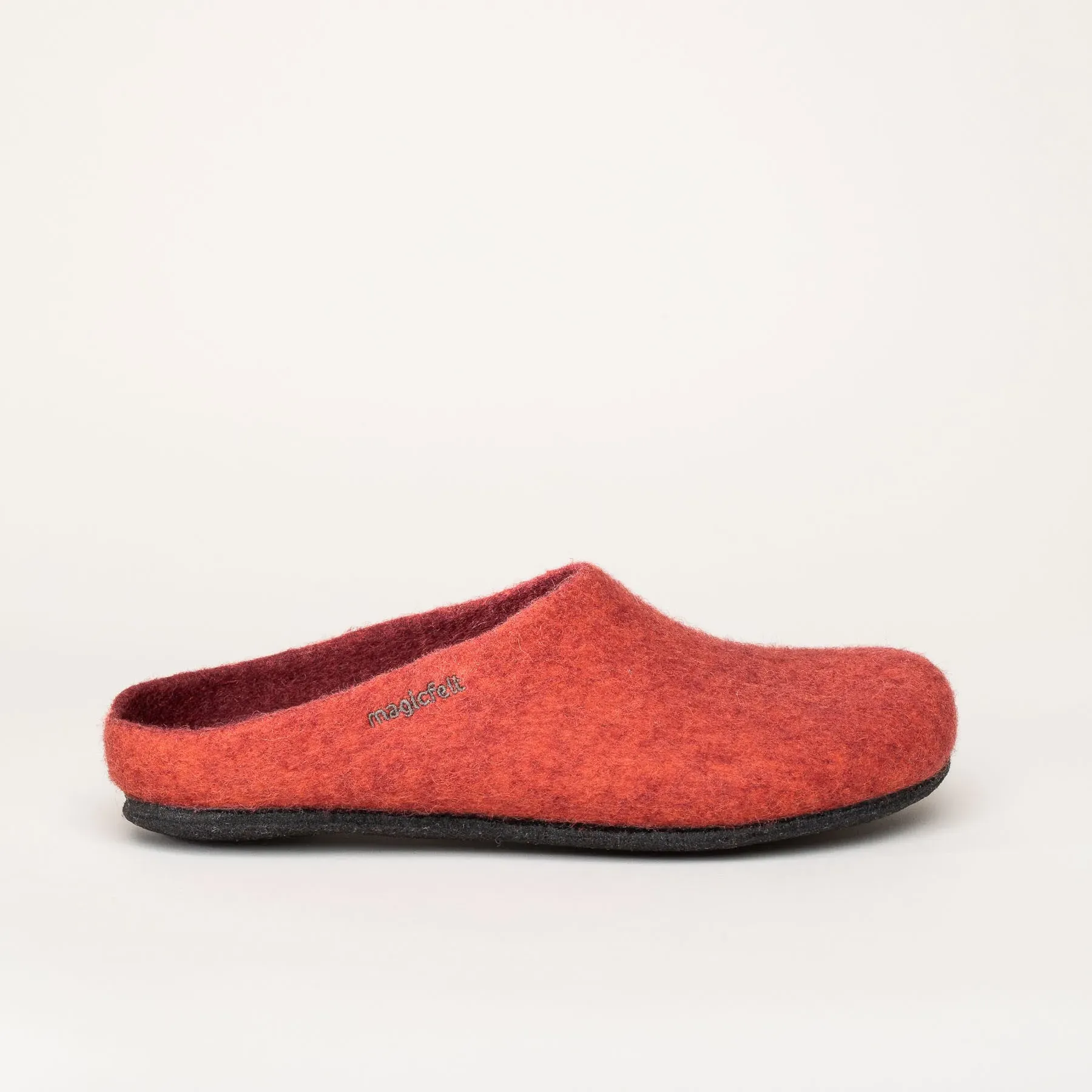 Magicfelt AN 709 Filzpantoffel | Damen Filz-Hausschuh | Farbe salmon | Pantoffel in Größe 46 - salmon - 46