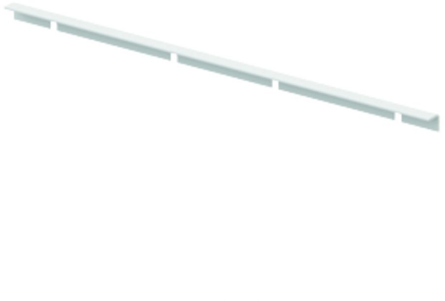 ACO Wandanschlussprofil GFK weiß, 125x60 cm