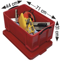 Really Useful Box Aufbewahrungsbox 64,0 l rot 71,0 x 44,0 x 31,0 cm