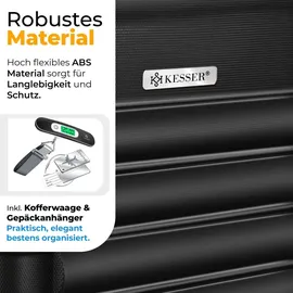 Kesser Koffer-Set 3-tlg. schwarz