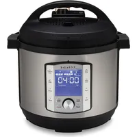 Instant Pot DUO EVO PLUS 7.6L Elektro-Schnellkochtopf. 10 Funktionen in 1: Sterilisator, Slow Kocher, Reiskocher, Dampfgarer, Sauté, 113-0069-01-EU, Silver