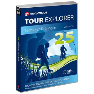 MagicMaps Routenplanungsoftware DVD Tour Explorer 25 Th V6.0 Thüringen, FA003560029