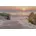 Papermoon Fototapete »DÜNEN-NORDSEE STRAND SONNENUNTERGANG MEER NATUR DESIGN«, bunt