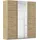 OTTO home Schwebetürenschrank CORTONA 203 x 229 x 62 cm Braun