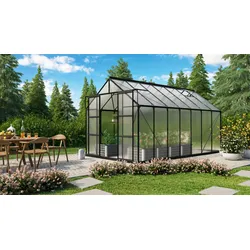 Vitavia Gewächshaus "Uranus 11500",schwarz,11,5 m2
