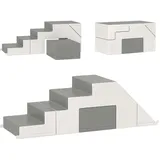 Homcom Kinder-Softplay-Set Kunstleder, Schaumstoff