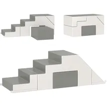 Homcom Kinder-Softplay-Set Kunstleder, Schaumstoff
