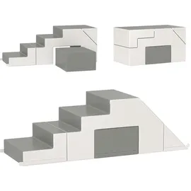 Homcom Kinder-Softplay-Set Kunstleder, Schaumstoff