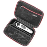 RLSOCO Tasche für Braun All-in-One Trimmer AIO7565/AIO3545/AIO5540 & für Braun Barttrimmer Series 9&5&3 BT9565/BT5525/BT3525/BT9520/BT9440 Bartschneider - Reiseschutztasche mit YKK-Reißverschluss