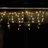 FHS International LED Lichterkette Eisregen 12 m Weiß