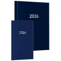 LINGEN Buchkalender-Set: Buchkalender & Wochenplaner 2026 blau