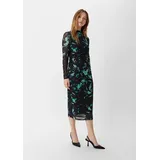 Comma, Shirtkleid Schwarz 42