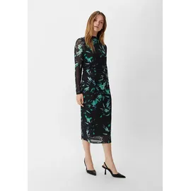 Comma, Shirtkleid Schwarz 42