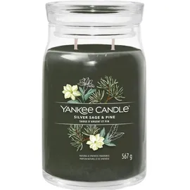Yankee Candle Silver Sage & Pine große Duftkerze 567 g