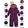 KILLTEC FIRST INSTINCT by killtec Kinder Skioverall mit Kapuze FISW 46 MNS ONPC, pflaume, 110/116, 43399-000