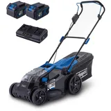 SCHEPPACH BC-MP430-X 20V-IXES 43cm 2x4,0Ah Akku+Doppelladegerät