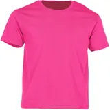 FRUIT OF THE LOOM Kids Iconic T-Shirt Größe 104-164, Farbe:Fuchsia, Größe:140 - 140