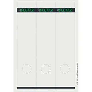 Leitz Rückenschilder 16870085 Grau 62 x 285 mm 75 Blatt